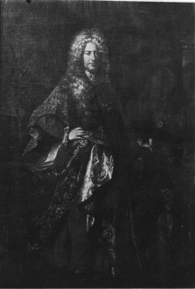 Jan Frans van Douven - Bildnis von Karl III. Philipp, Kurfürst von der Pfalz, in der Ordenstracht des Goldenen Vlieses (1661-1742) - 2503 - Bavarian State Painting Collections