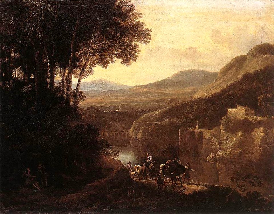 Jan Hackaert - River Scene