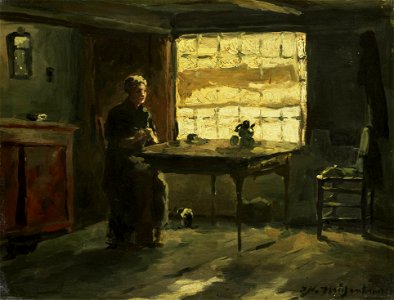 Jan Hendrik Weissenbruch - Boereninterieur