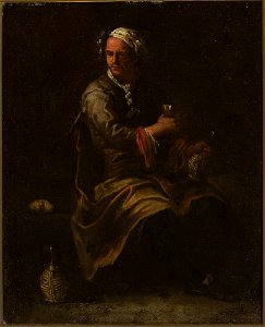 Jan Kupecký - Men drinking wine - M.Ob.721 MNW - National Museum in Warsaw