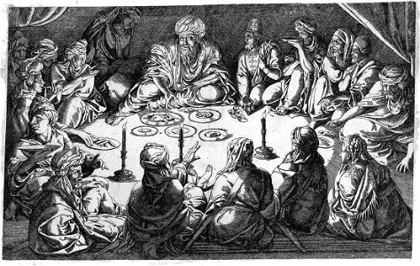 Jan Cornelisz. Vermeyen - Oriental Meal - WGA24715
