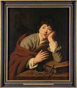 Jan Lievens - Der Evangelist Johannes - L 1576 - Bavarian State Painting Collections. Free illustration for personal and commercial use.