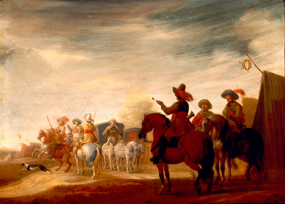 Jan Jacobsz. van der Stoffe - Military Camp - 49.443 - Detroit Institute of Arts