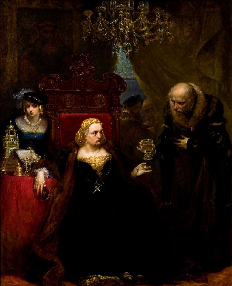 Jan Matejko-Poisoning of Queen Bona