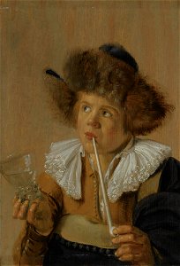 Jan Miense Molenaer - Boy smoking a pipe - Taste