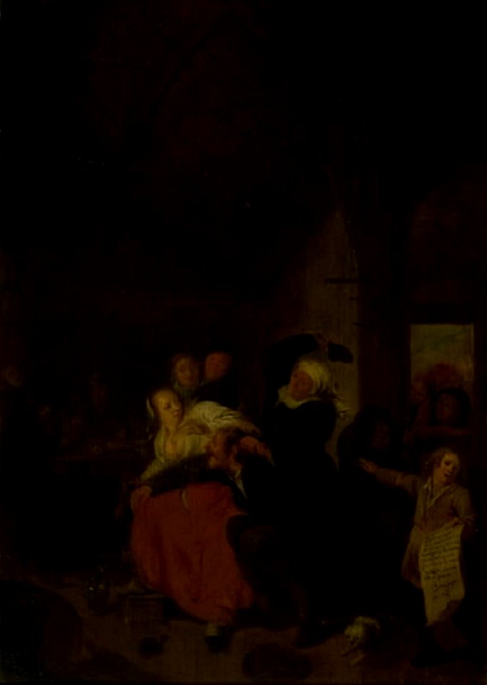 Jan Miense Molenaer - The Jealous Wife - KMSsp478 - Statens Museum for Kunst