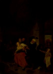Jan Miense Molenaer - The Jealous Wife - KMSsp478 - Statens Museum for Kunst