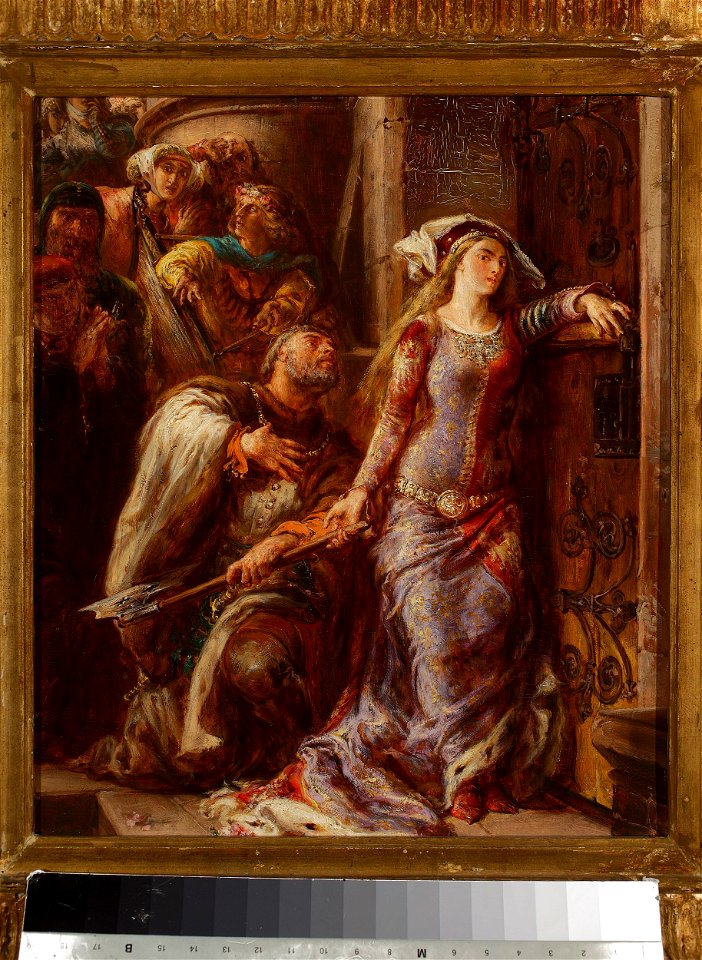 Jan Matejko - Queen Jadwiga and Dymitr of Goraj - 128930 MNW - National Museum in Warsaw