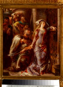 Jan Matejko - Queen Jadwiga and Dymitr of Goraj - 128930 MNW - National Museum in Warsaw