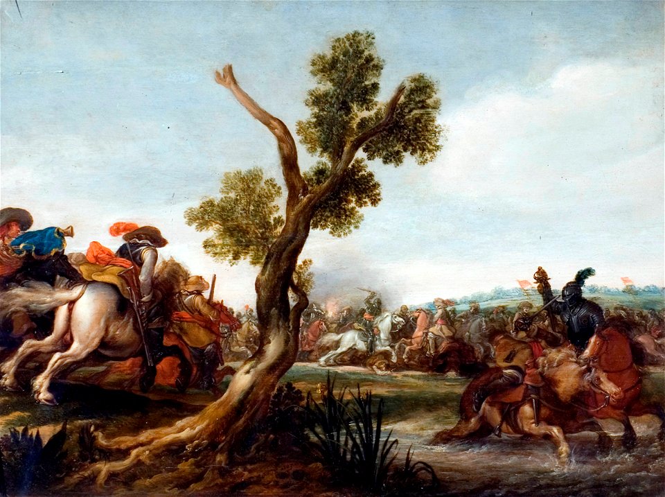 Jan Martszen de Jonge - battle scene Victoria and Albert Museum