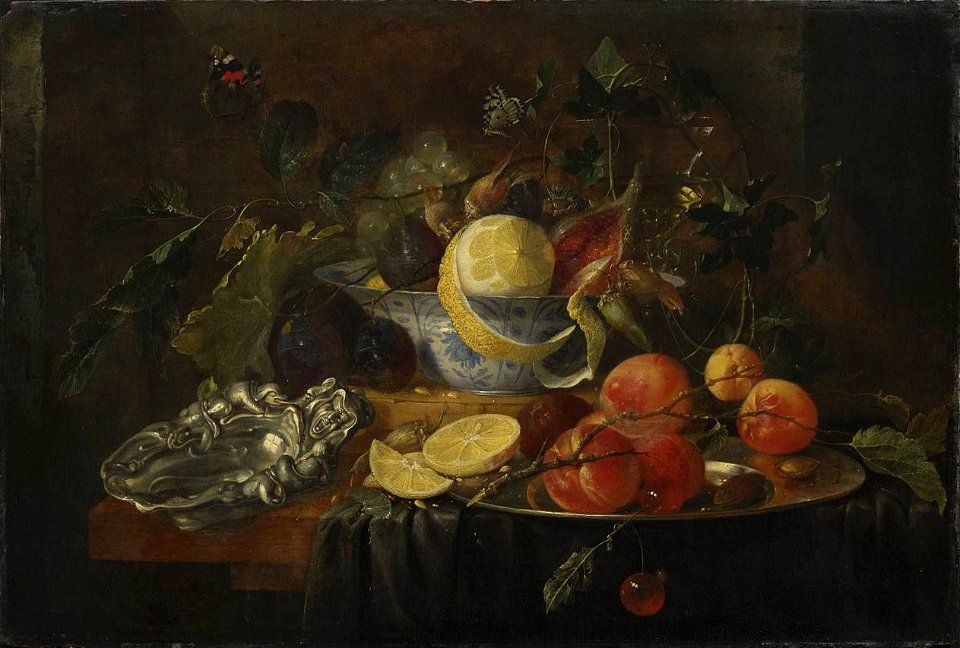 Jan Davidsz. de Heem - Stillleben mit Früchten und Silberschale - 243 - Bavarian State Painting Collections