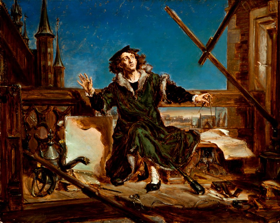 Jan Matejko - Nicolaus Copernicus. Sketch to the Painting Astronomer Copernicus, or Conversation with God - MNK IX-25 - National Museum Kraków