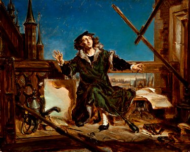 Jan Matejko - Nicolaus Copernicus. Sketch to the Painting Astronomer Copernicus, or Conversation with God - MNK IX-25 - National Museum Kraków