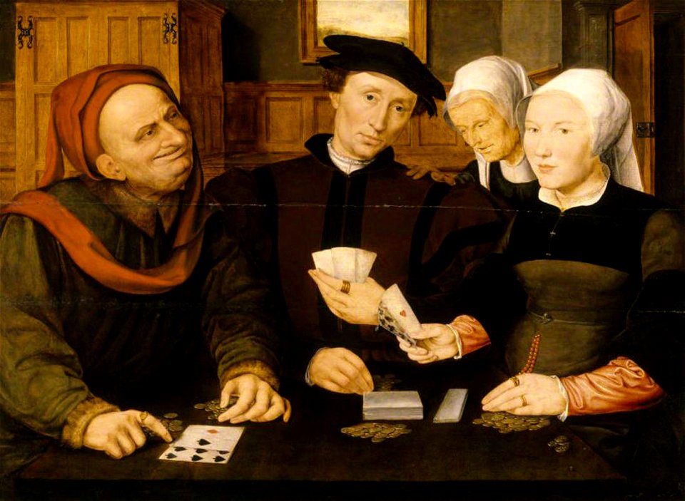 Jan Massys (c.1509-1575) - Card Players (The Prodigal Son^) - 486145 - National Trust