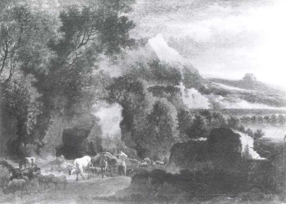 Jan Hackaert - Berglandschap met koeien - NM 452 - Nationalmuseum