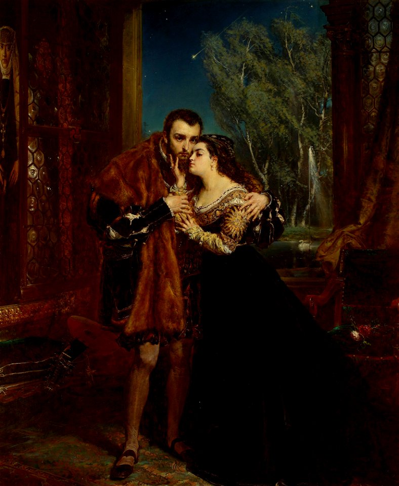 Jan Matejko - Sigismund Augustus with Barbara at the Radziwiłł court in Vilnius - MP 3179 - National Museum in Warsaw