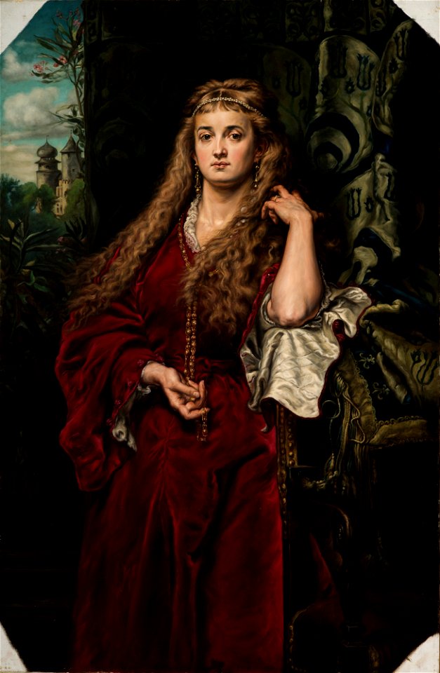 Jan Matejko - Castellan's Daughter (Copy) - MNK II-a-912 - National Museum Kraków