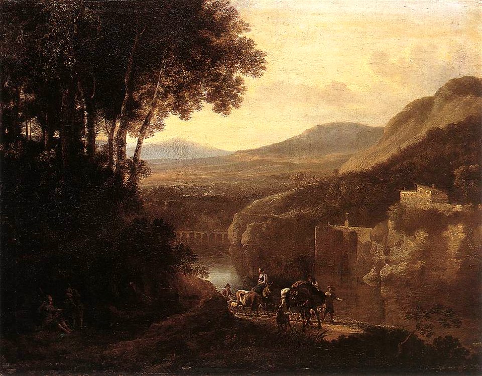 Jan Hackaert - River Scene - WGA11013
