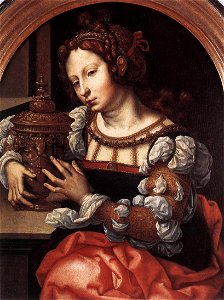 Jan Gossaert - Lady Portrayed as Mary Magdalene - WGA09768. Free illustration for personal and commercial use.