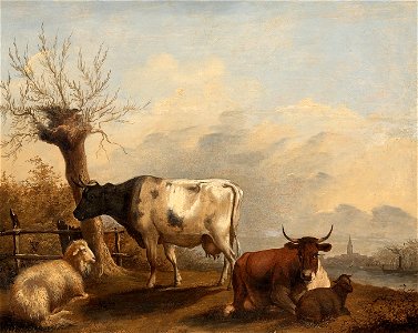 Jan II Kobell Landschaft mit Kühen