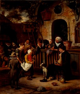 Jan Havicksz Steen - Le petit quêteur - PDUT930 - Musée des Beaux-Arts de la ville de Paris