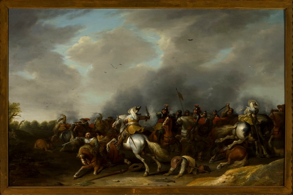 Jan Martszen de Jonge - A Cavalry Skirmish - NB 969 MNW - National Museum in Warsaw