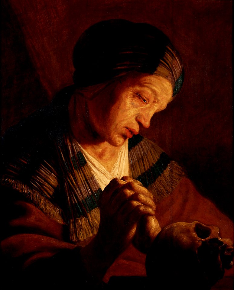 Jan Lievens - Magdalena in meditatie