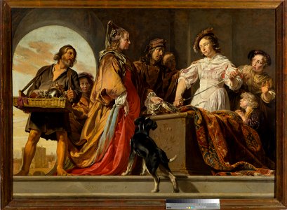 Jan de Bray, Achilles wśród córek Likomedesa - hi-res tiff