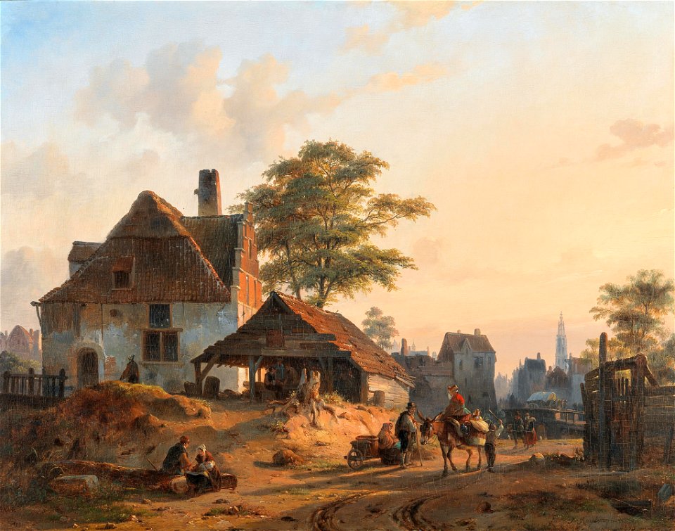 Jan Michiel Ruyten Vor den Toren von Antwerpen 1844