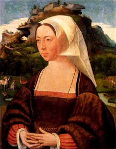 Jan Mostaert - Portrait of a Woman - WGA16299