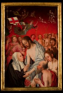 Jan Mostaert - De verschijning van Christus aan Maria - 0013 - Rijksmuseum Twenthe