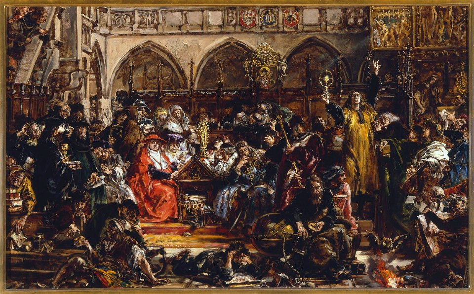 Jan Matejko - Influence of the university on the country, from the series “History of Civilization in Poland” - MP 5059 MNW - National Museum in Warsaw