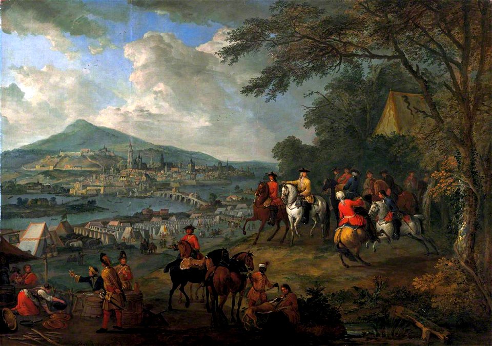Jan Peeter Verdussen - The Assault on the Town of Oudenaarde, Belgium