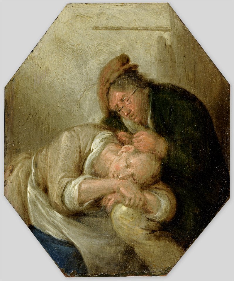 Jan Molenaer de Jonge - Het gezicht, 1 van de 5 zintuigen
