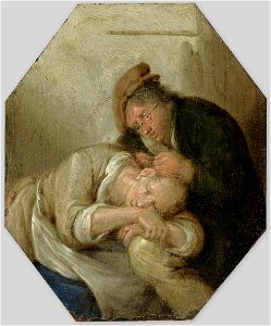 Jan Molenaer de Jonge - Het gezicht, 1 van de 5 zintuigen