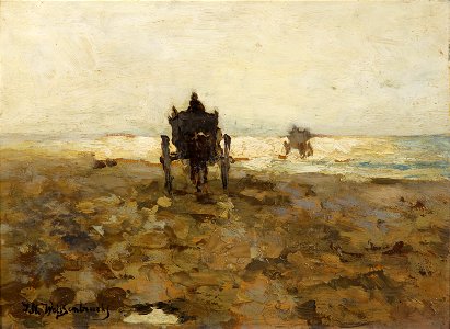 Jan Hendrik Weissenbruch - Shell cart - Google Art Project