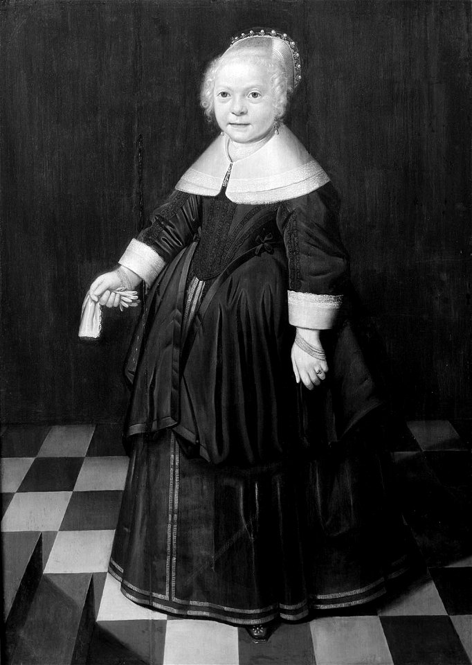 Jan Everse Kock - Portret van een meisje - SA 516 - Amsterdam Museum
