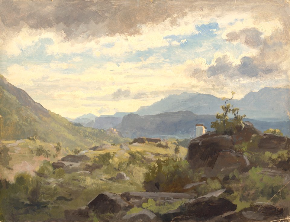 Jan Novopacký - Landscape Study - O 3586 - Slovak National Gallery