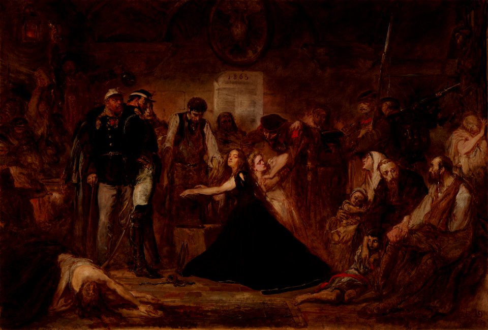 Jan Matejko - Polonia 1863 (Poland Enchained) - MNK XII-453 - National Museum Kraków