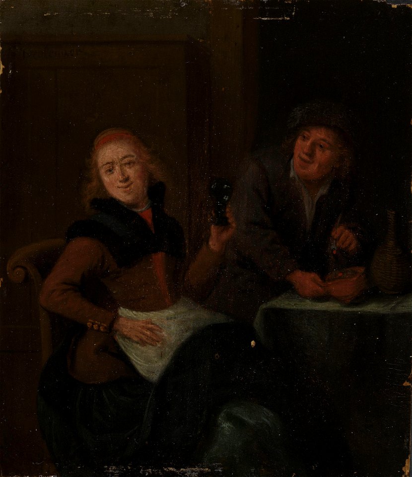 Jan Miense Molenaer - The good drink - NG.M.01368 - National Museum of Art, Architecture and Design