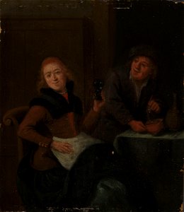 Jan Miense Molenaer - The good drink - NG.M.01368 - National Museum of Art, Architecture and Design