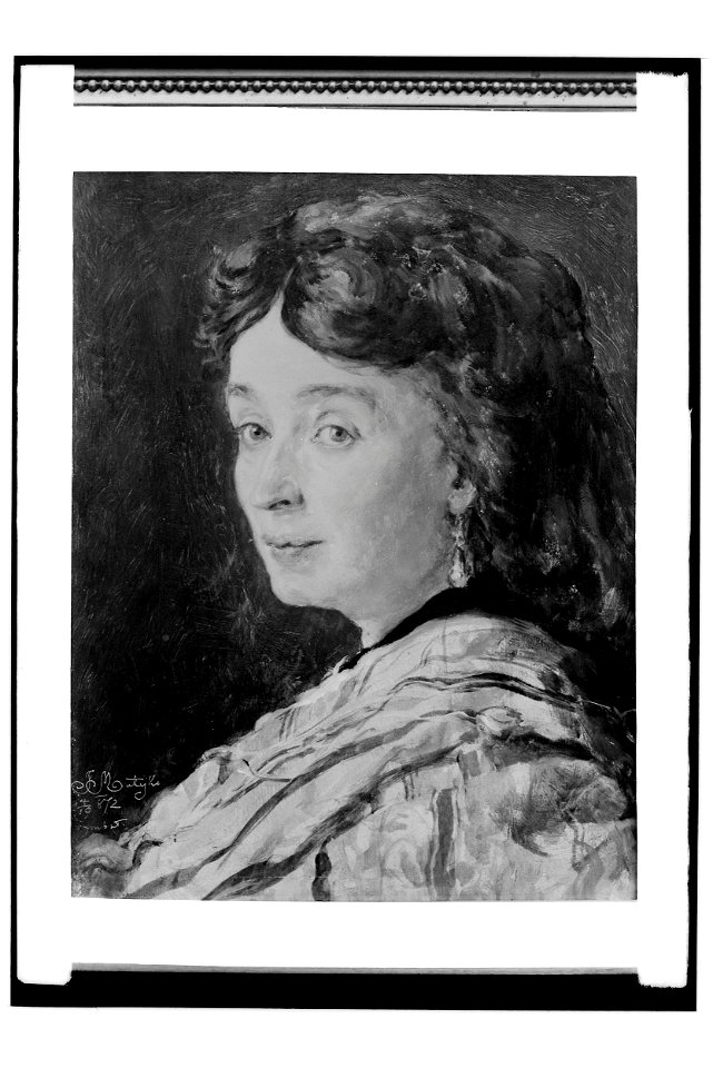 Jan Matejko - Portrait of Ludwika Groppler - 182521 MNW - National Museum in Warsaw