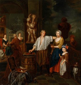 Jan Josef Horemans II Im Atelier des Malers