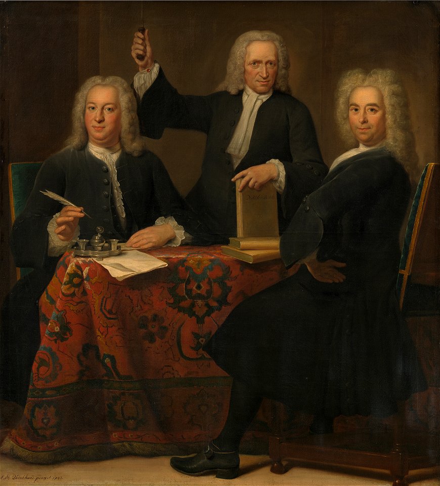 Jan Maurits Quinkhard - De regenten van het Leprozenhuis - SA 3042 - Amsterdam Museum