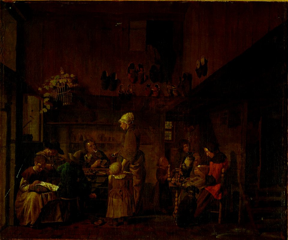 Jan Josef Horemans the Elder - Shoemaker workshop