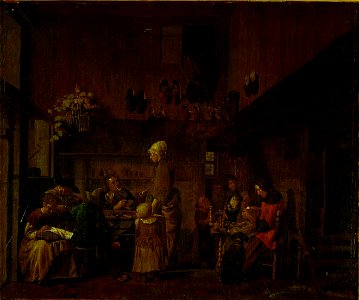 Jan Josef Horemans the Elder - Shoemaker workshop