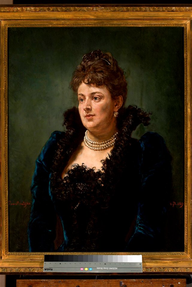 Jan Matejko - Portrait of Bona Ossowiecka - MP 3776 MNW - National Museum in Warsaw
