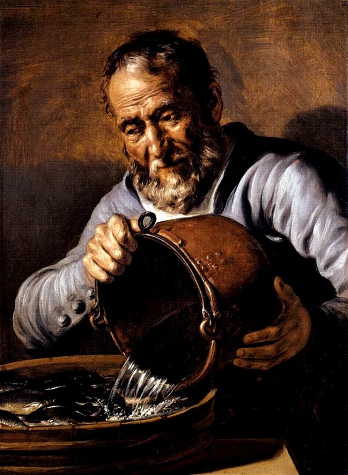 Jan Lievens - The Four Elements and Ages of Man - Water and Old Age - WGA12999