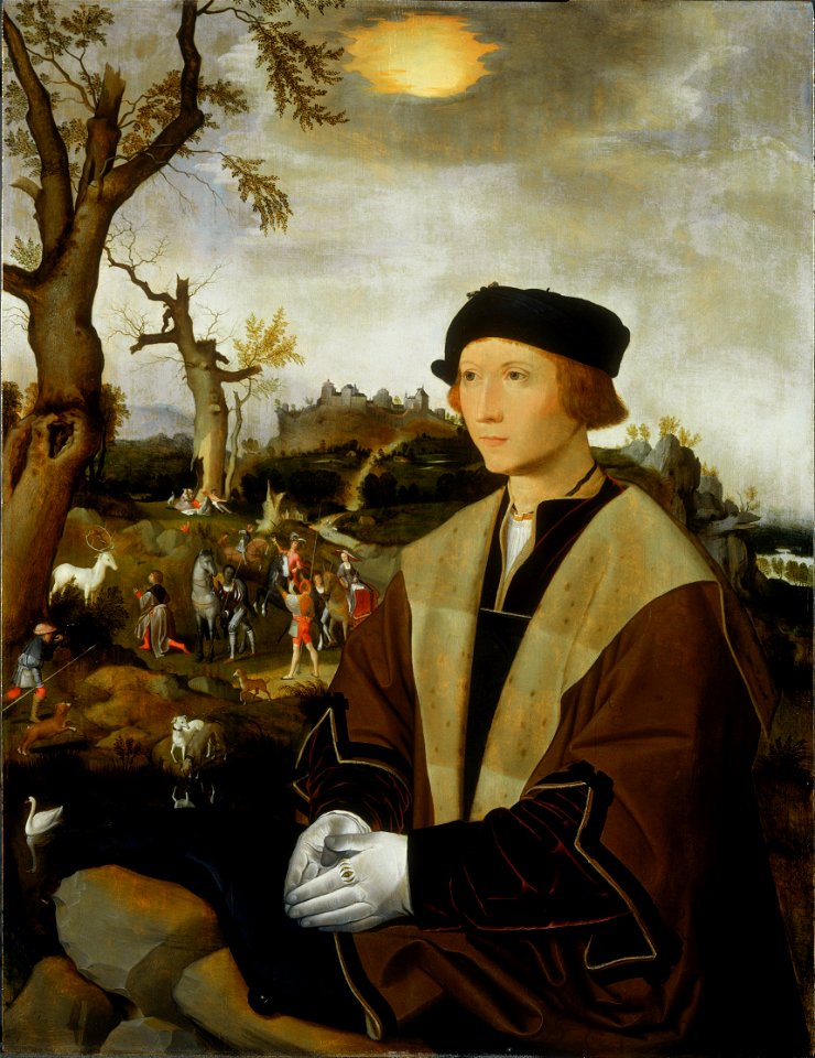 Jan Mostaert - Portrait of a Young Man - Google Art Project