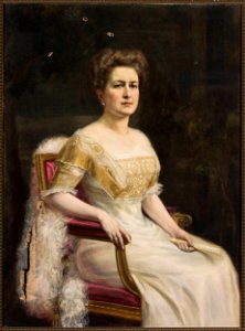 Jan Kauzik - Portrait of Stefania Kronenberg - MP 3740 MNW - National Museum in Warsaw